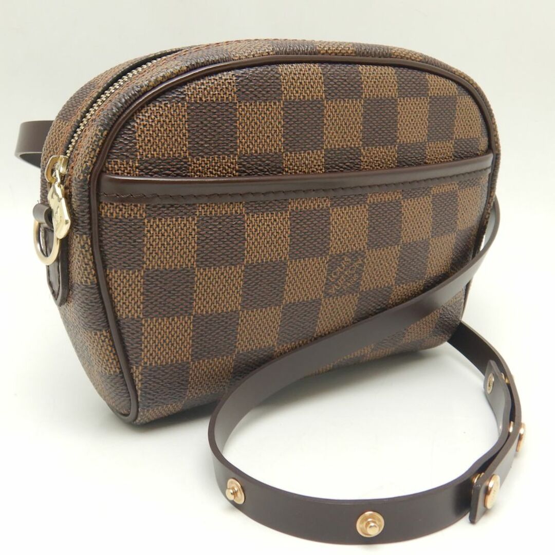 LOUIS VUITTON ルイヴィトン ダミエ ポシェットイパネマ N51296 ウエストバッグ ブラウン/059569【中古】