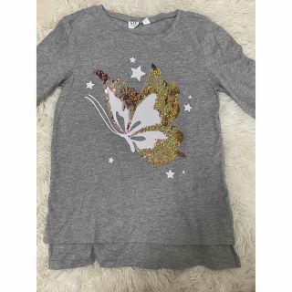 ギャップキッズ(GAP Kids)の長袖カットソー GAP キッズ 150cm  蝶々 スパンコール(Tシャツ/カットソー)