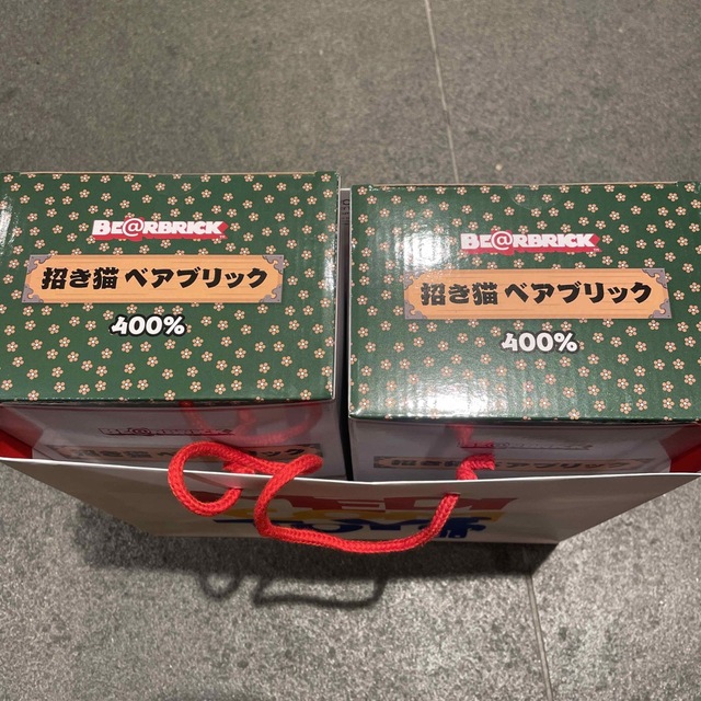 BE@RBRICK(ベアブリック)のBE@RBRICK 招き猫 開運・千万両 400％ エンタメ/ホビーのフィギュア(その他)の商品写真