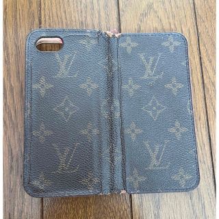 ルイヴィトン(LOUIS VUITTON)の正規品　iPhone 7  手帳型　(iPhoneケース)