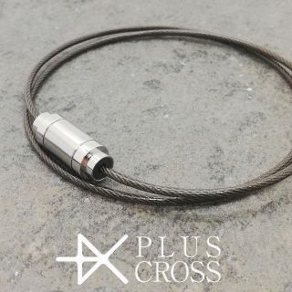 スポーツネックレス PLUSCROSS CW 野球 ゴルフ GM/SV 50cm(ネックレス)