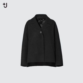 UNIQLO ＋J　ダブルフェイスシャツジャケット(ピーコート)