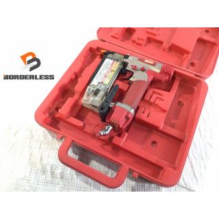☆中古品☆MAX マックス 50mm 高圧 スーパーネイラ HA-50P2(D) ピンネイラ 高圧エア釘打機 エアツール ケース付 65141