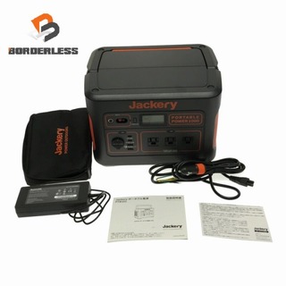 ☆極美品☆ Jackery ジャクリ ポータブル電源 PTB101 Black+orange Portable Power1000 1002Wh/1000W 64547(工具)