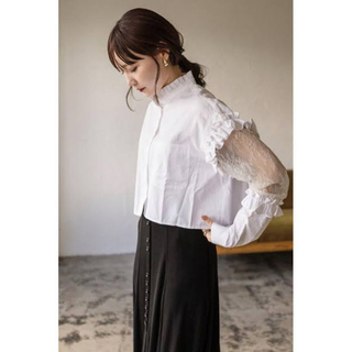 acka design lace blouse(シャツ/ブラウス(長袖/七分))