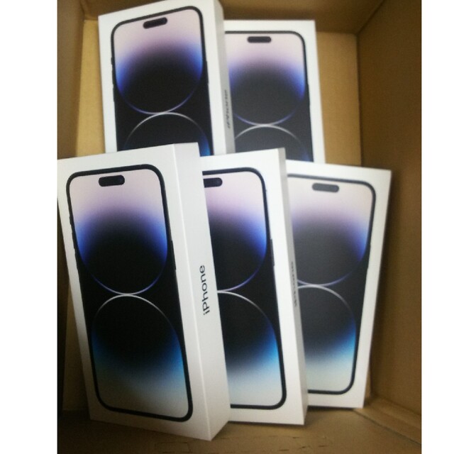 新 店舗 iphone14 promax 256GB 黒 5個 339150円 スマートフォン/携帯