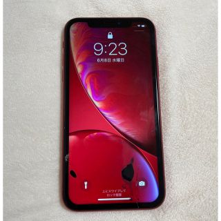 アイフォーン(iPhone)のiPhone xr 64GB 液晶割れあり(スマートフォン本体)