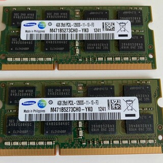SAMSUNG PC3L-12800S  メモリ DDR3 8GB(4GBx2)(PCパーツ)