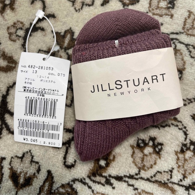 JILLSTUART NEWYORK(ジルスチュアートニューヨーク)の未使用　ジルスチュアート　ベビー靴下 キッズ/ベビー/マタニティのこども用ファッション小物(靴下/タイツ)の商品写真