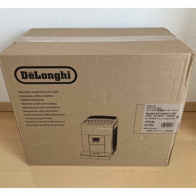 DeLonghi(デロンギ)の【匿名配送】デロンギ マグニフィカS 全自動コーヒーマシン ECAM22112B スマホ/家電/カメラの調理家電(エスプレッソマシン)の商品写真