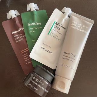 イニスフリー(Innisfree)の新品未開封　イニスフリー　ヴォルカニックカーミングポアクレイマスク 美容液セット(美容液)