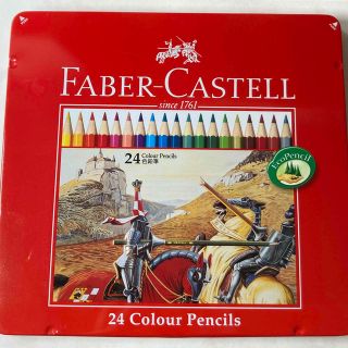 ファーバーカステル(FABER-CASTELL)のファーバーカステル 油性色鉛筆 平缶 24色セット(色鉛筆)