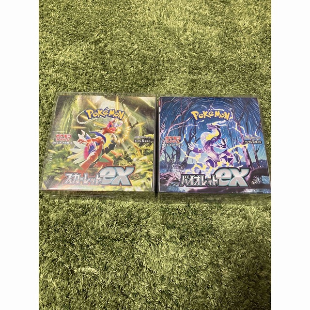 Box/デッキ/パックスカーレット・バイオレット　シュリンク付き　各1BOX ポケモンカード