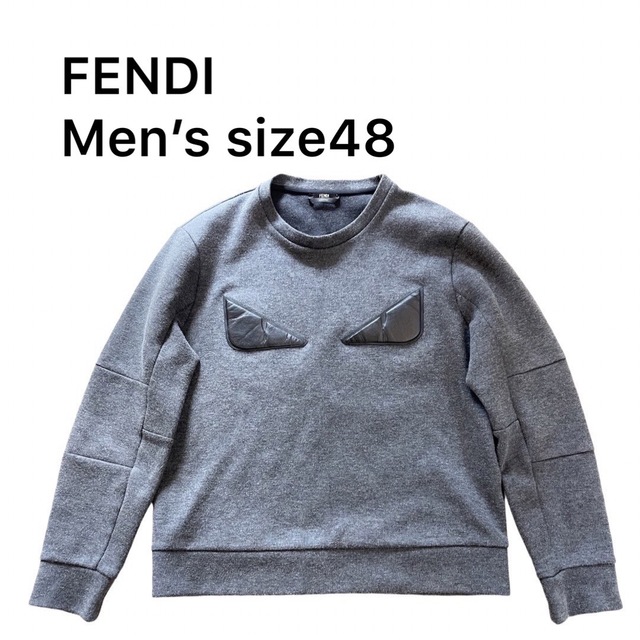 FENDI   FENDI メンズS M 美品✳︎レザーアイ スウェット