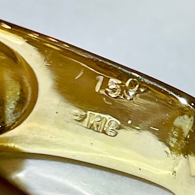 ☆K18 ダイヤ1.50ct付きリング 指輪☆ レディースのアクセサリー(リング(指輪))の商品写真