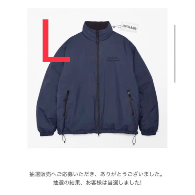 ennoy NYLON PADDED JACKET サイズ DRESSBLUE