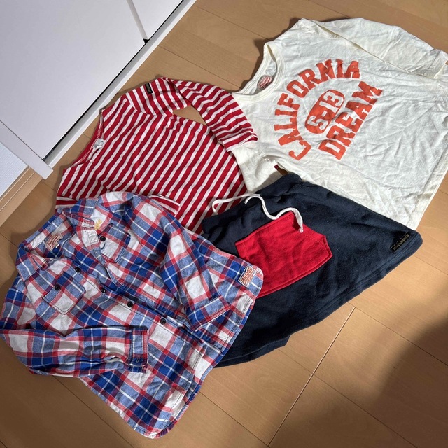 セブンブリッジ　7BRIDGE セット売り　女の子　120 キッズ/ベビー/マタニティのキッズ服女の子用(90cm~)(Tシャツ/カットソー)の商品写真