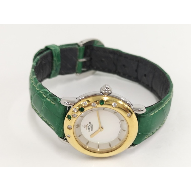 SEIKO - SEIKO クレドール レディース 腕時計 クオーツ K18KT SS SEIKO - SEIKO クレドール レディース 腕時計 クオーツ K18KT SS