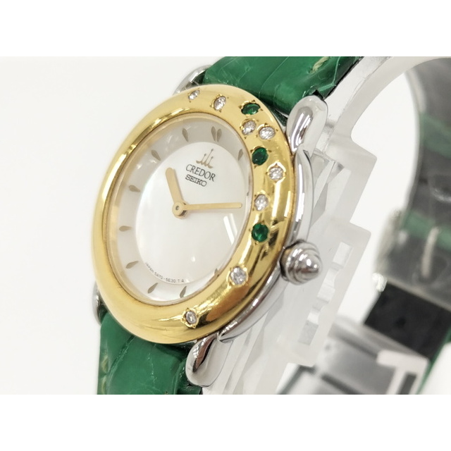 SEIKO - SEIKO クレドール レディース 腕時計 クオーツ K18KT SS SEIKO - SEIKO クレドール レディース 腕時計 クオーツ K18KT SS