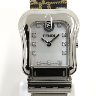 フェンディ(FENDI)のFENDI オロロジ レディース腕時計 11P クォーツ SS(腕時計)