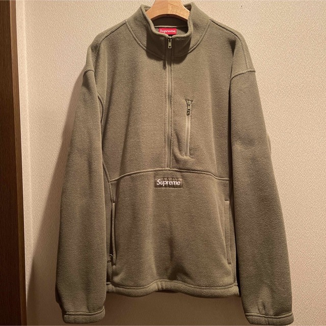 supreme polartec half zip pullover