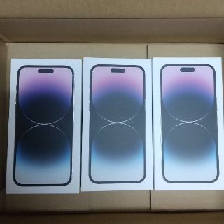 iphone14 pro max 256GB 紫×3(スマートフォン本体)