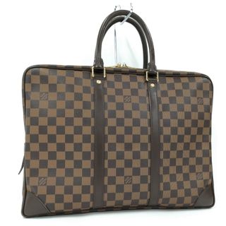 ルイヴィトン(LOUIS VUITTON)のLOUIS VUITTON ポルトドキュマン ボワヤージュ ダミエ エベヌ(ビジネスバッグ)