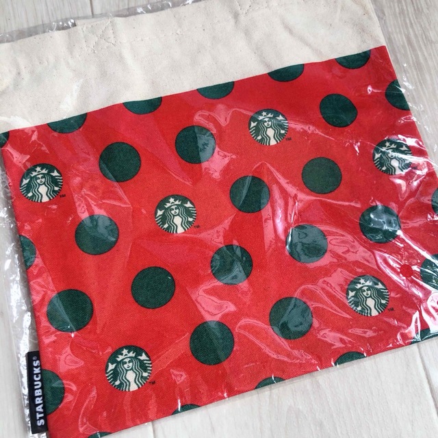 Starbucks Coffee(スターバックスコーヒー)の新品　スターバックス ミニトートバッグ 2個セット　ホリデー 2019 スタバ レディースのバッグ(トートバッグ)の商品写真