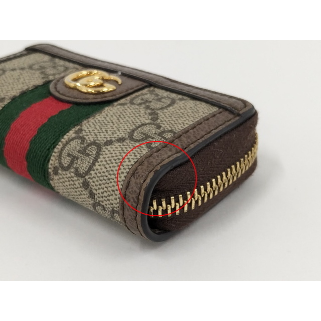 GUCCI コインケース GGマーモント シェリーライン ベージュ ブラウン GUCCI コインケース GGマーモント シェリーライン ベージュ ブラウン