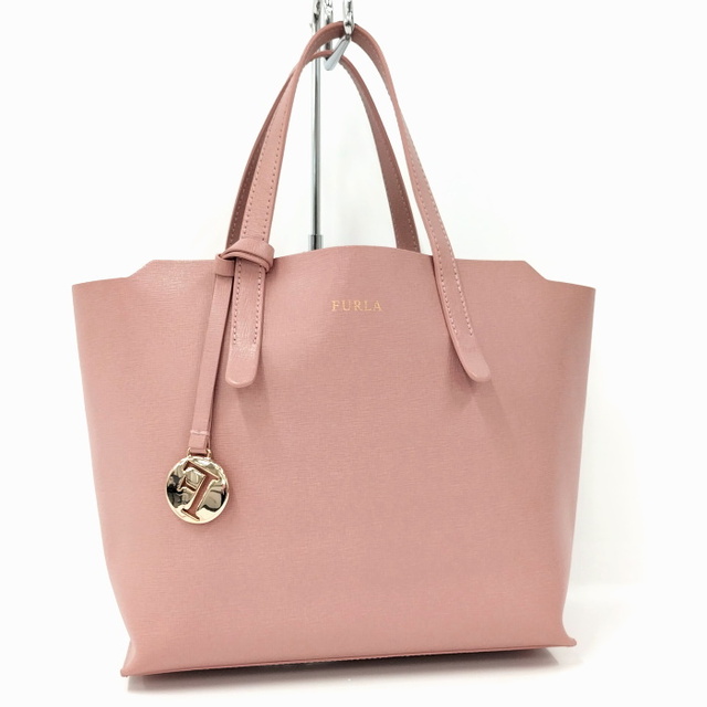 FURLA トートバッグ サリー レザー ピンク | フリマアプリ ラクマ