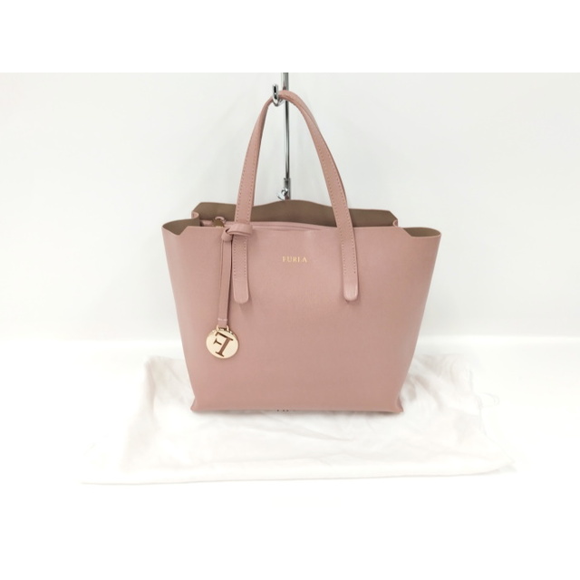 FURLA トートバッグ サリー レザー ピンク