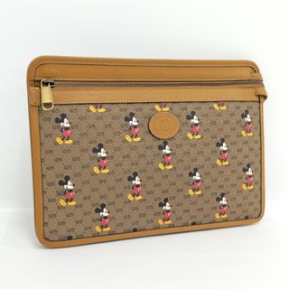 グッチ(Gucci)のGUCCI クラッチバッグ ディズニーコラボ ミニGGスプリーム(クラッチバッグ)