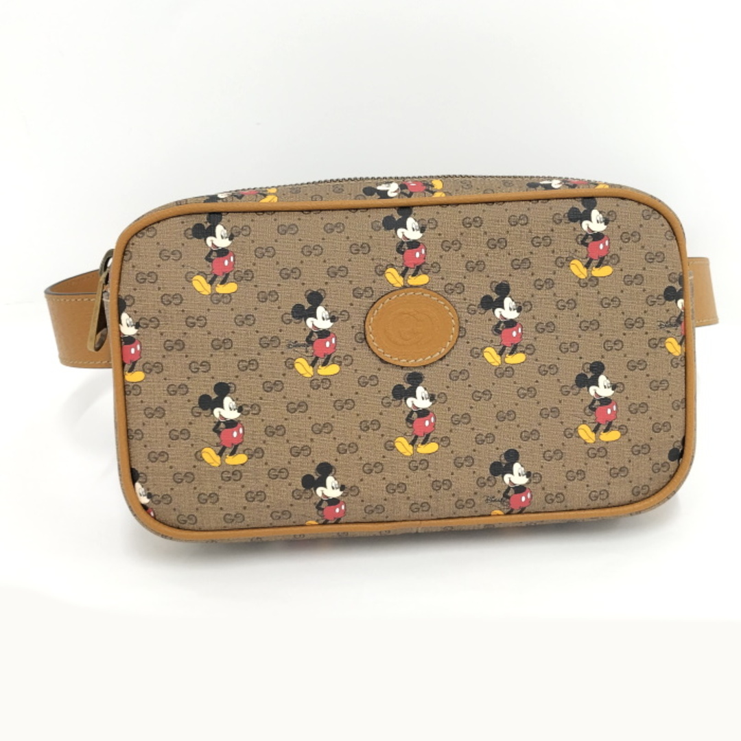 送料無料(一部地域を除く)】 Gucci ミッキー レザー PVC GG