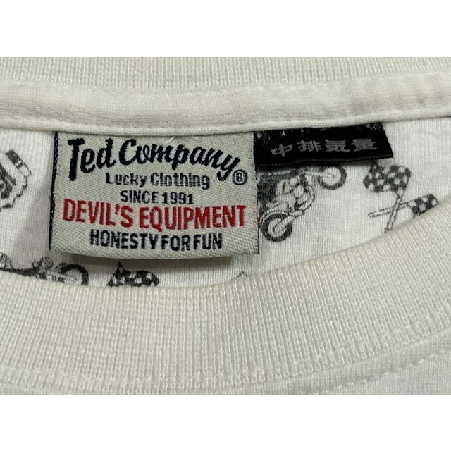 TEDMAN(テッドマン)の＊エフ商会 テッドマン カミナリ 雷光疾走 長袖Tシャツ 中排気量 メンズのトップス(Tシャツ/カットソー(七分/長袖))の商品写真
