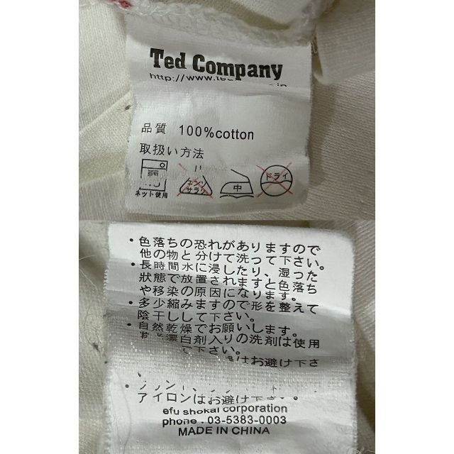 TEDMAN(テッドマン)の＊エフ商会 テッドマン カミナリ 雷光疾走 長袖Tシャツ 中排気量 メンズのトップス(Tシャツ/カットソー(七分/長袖))の商品写真