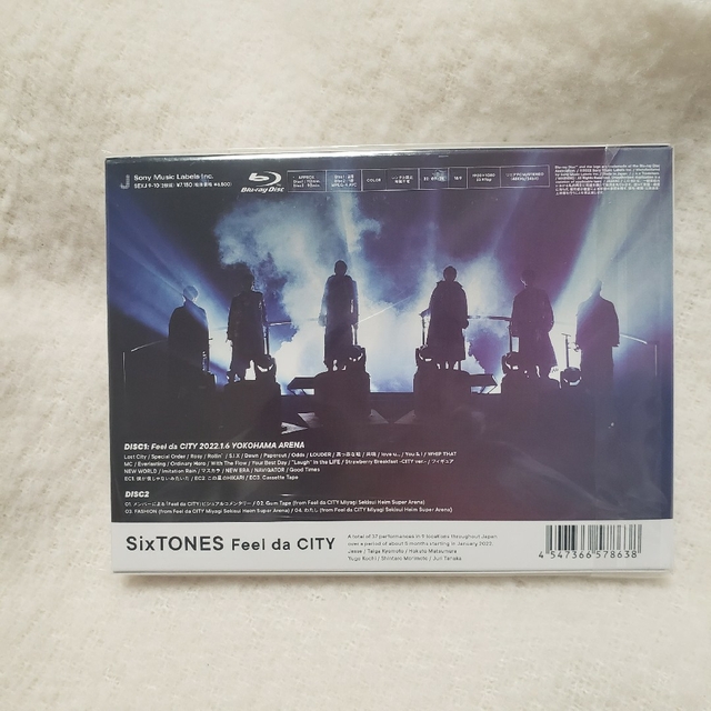 SixTONES Feel da CITY BluRay 初回限定盤 通常版