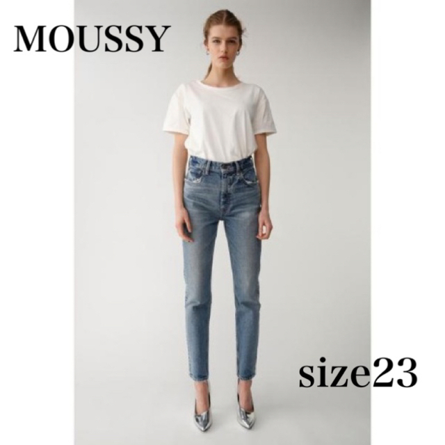 MOUSSY MVS BLACK SKINNY 23 美品