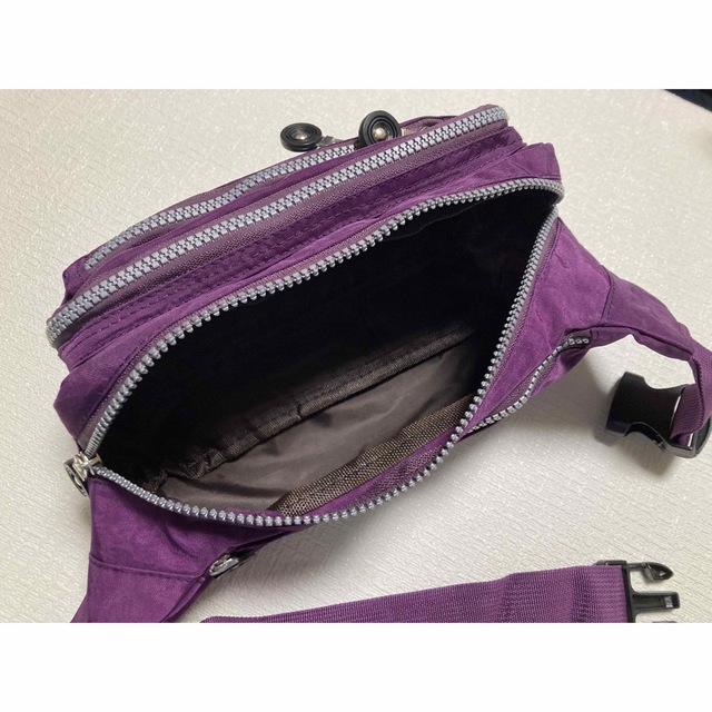 新品ウエストポーチ ウエストバッグ ボディバッグ メンズ レディース 紫系 メンズのバッグ(ウエストポーチ)の商品写真