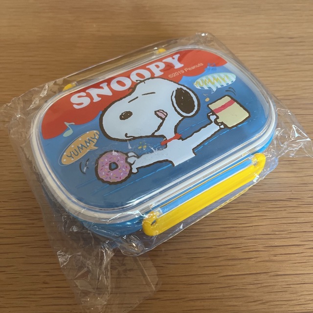 【スヌーピー 】ランチボックス[PEANUTS] お弁当箱　ブルー インテリア/住まい/日用品のキッチン/食器(弁当用品)の商品写真