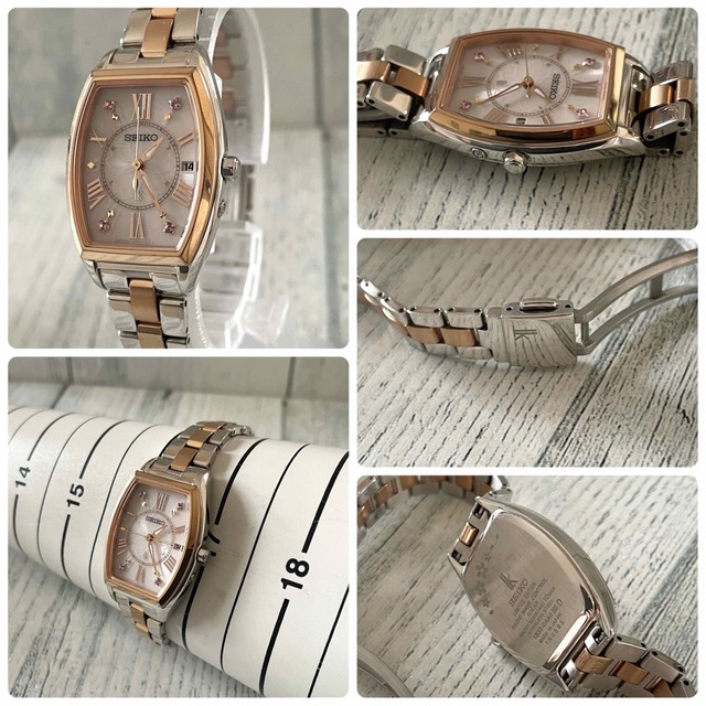 美品】SEIKO ルキア 1B32-0AA0 桜 腕時計 電波ソーラー | www.jarussi