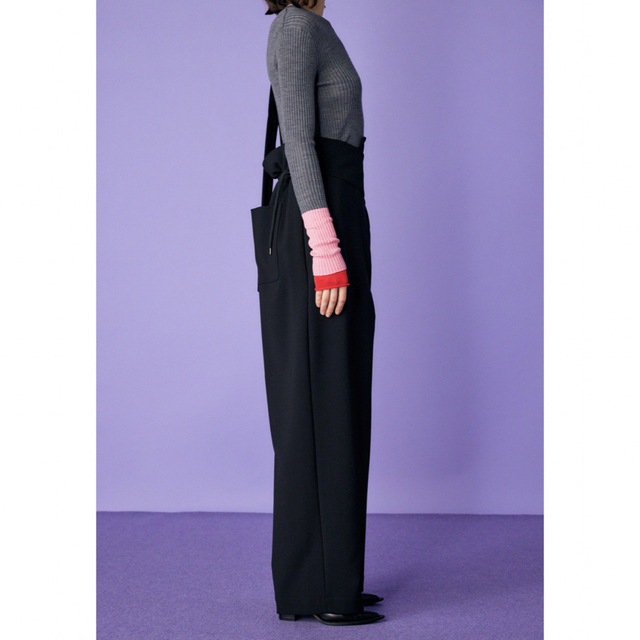 ONE-SHOULDER SARROUEL-TROUSERS