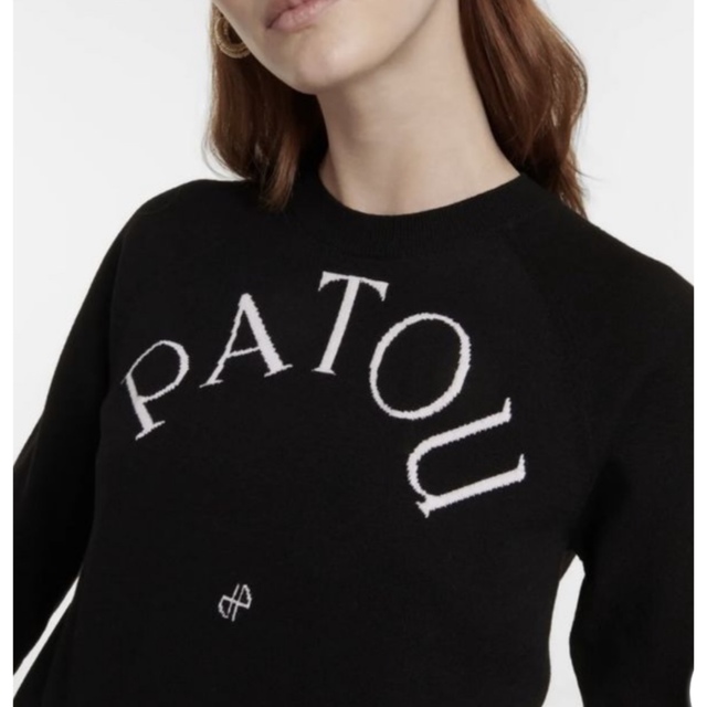 PATOU(パトゥ)のPATOU◆パトゥ ウール ブレンド ニット◆ブラック♦︎Lサイズ レディースのトップス(ニット/セーター)の商品写真