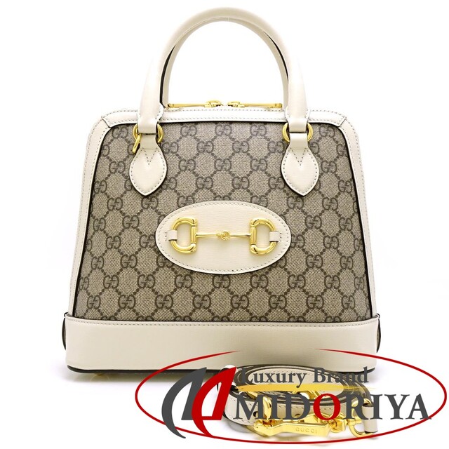 テレビで話題】 - Gucci グッチ 059466【中古】 / ホワイト ベージュ