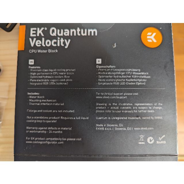 EK-Quantum Velocity AMD - Nickel + Plexi 3