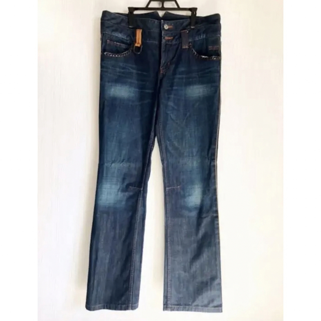 hyde着用 初期 Roen jeans deer skin スタッズデニム。 crocco