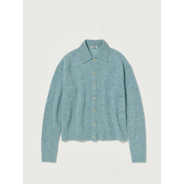 AURALEE 22AW WOOL CASHMERE KNIT CARDIGAN