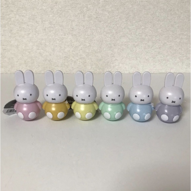 miffy(ミッフィー)のミッフィー ゆれ丸 6個セット おきあがりごぼし フィギュア エンタメ/ホビーのおもちゃ/ぬいぐるみ(キャラクターグッズ)の商品写真