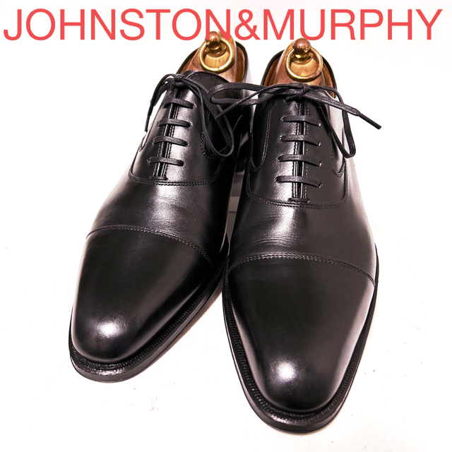 45.JOHNSTON&MURPHY リーガル製 ストレートチップ US8靴/シューズ