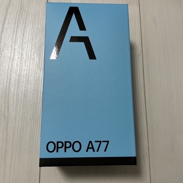 OPPO A77 ブラック　新品　未使用！