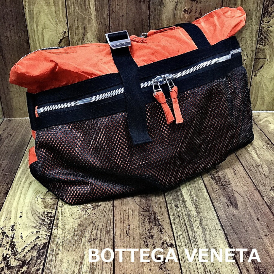 世界的に Bottega Veneta - BOTTEGA VENETA  THE PAPER TOUCH ボッテガヴェネタ ペーパータッチ バッグ オレンジ トート【006】 トートバッグ